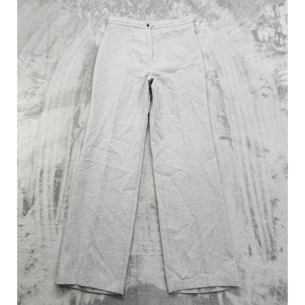 Vintage 70s Prestige of‎ Boston Pants Womens Size 12 Grey High Rise Straight Leg